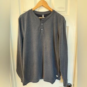 Vuori Dark Grey Henley